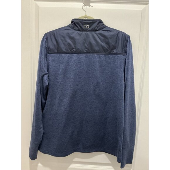 Cutter & Buck Jacket Atlanta Braves XL Stealth Hybrid Quilted Windbreaker Blue - Picture 5 of 8